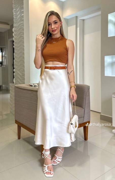 look sandalia de tira